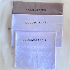 PACK OF 3 NWOT BCBGMAXZRIA Shoes / LIngerie Travel Bags - Very Soft Material